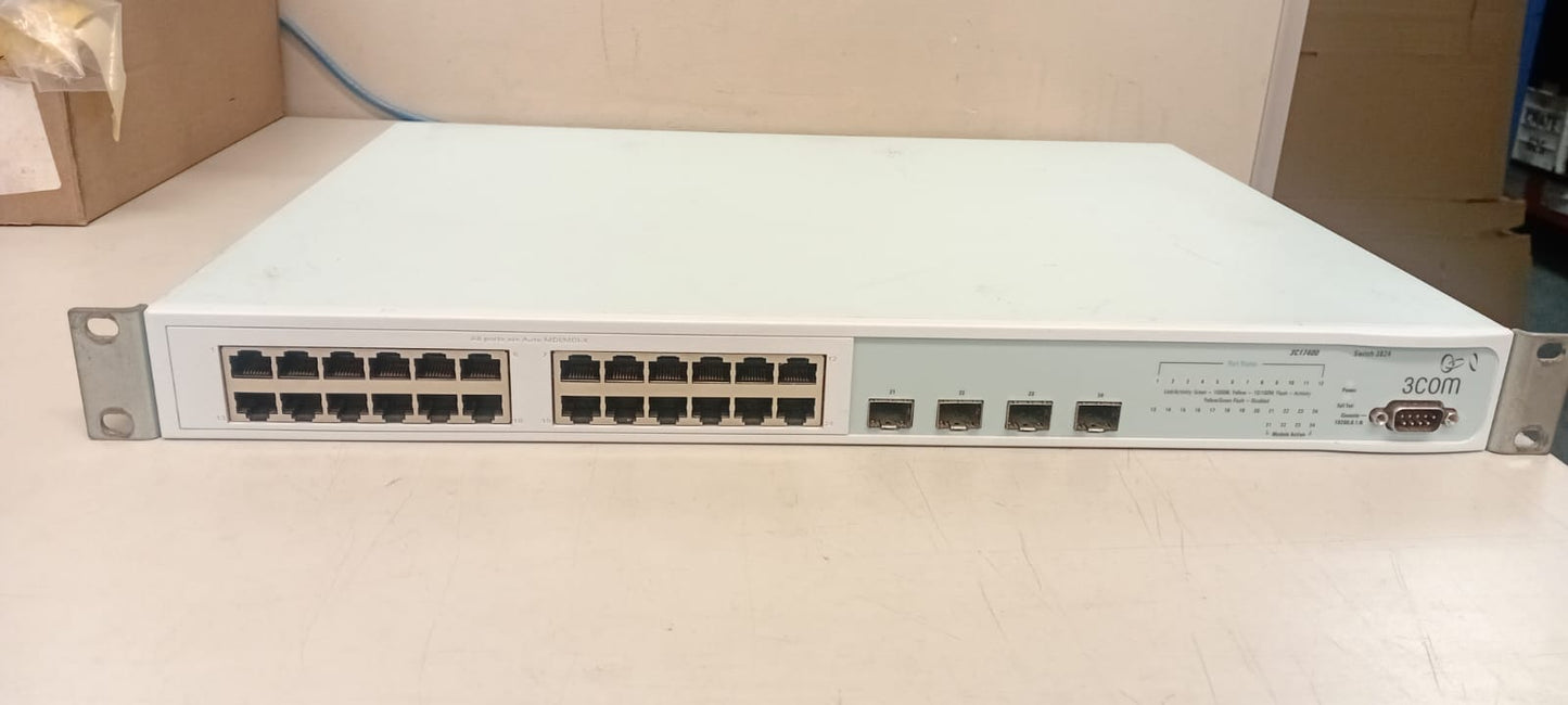 3Com 3C17400 24 Port Gigabit Managed Switch - Pre- Owned