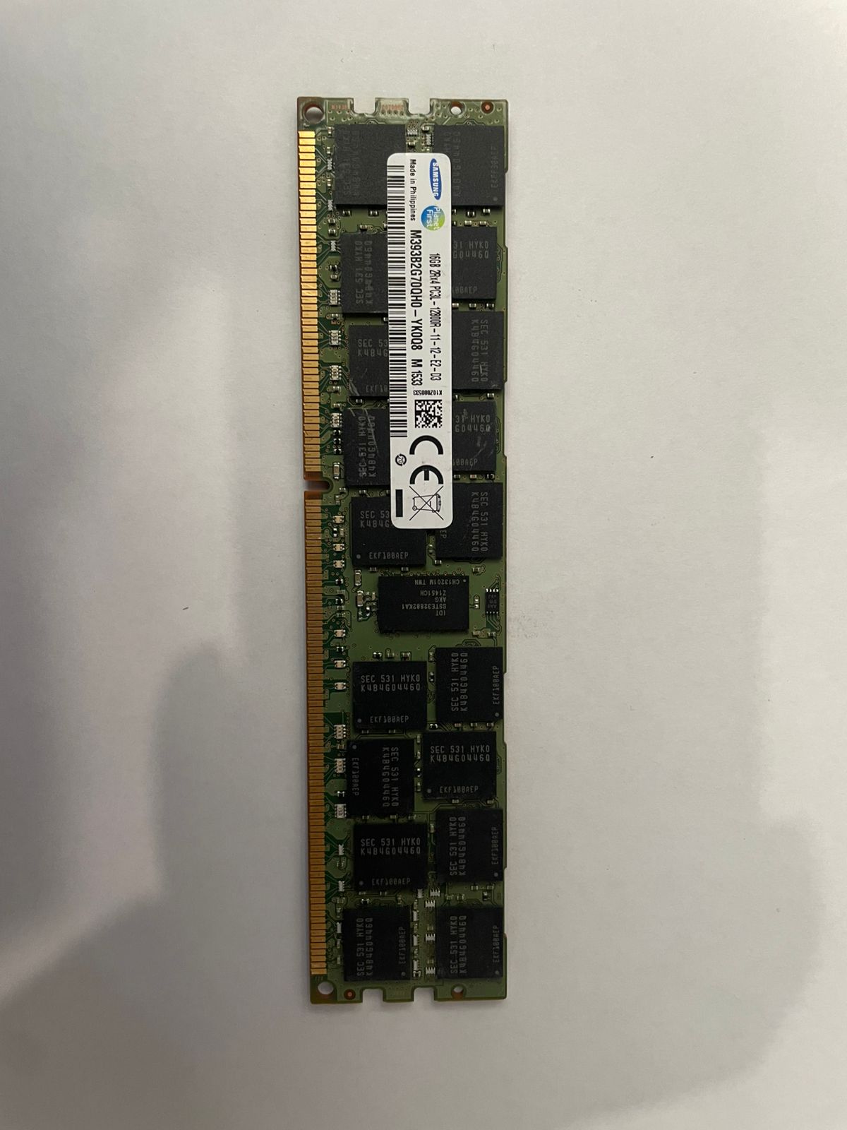 Samsung 16GB 2Rx4 PC3L-12800R-11-12-E2-D3 DDR3 Server RAM – Refurb
