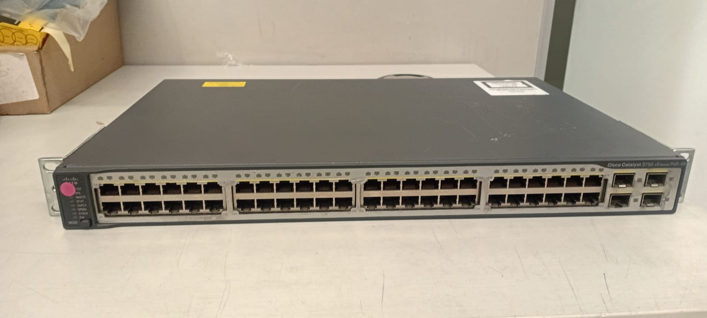 Cisco Catalyst WS-C3560-48PS-S - 48 10/100 Poe + 4 SFP Switch - Refurb Switch