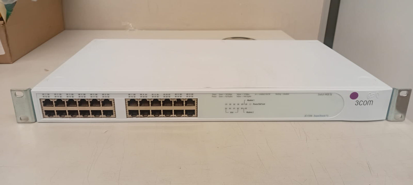 3COM 3C17206 SuperStack 3 24 Port 10/100 Switch – Pre-Owned