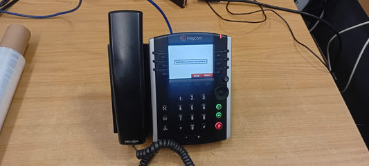 Polycom VVX 411 (2201-48450-001) 12 Line IP Phone Only - Used