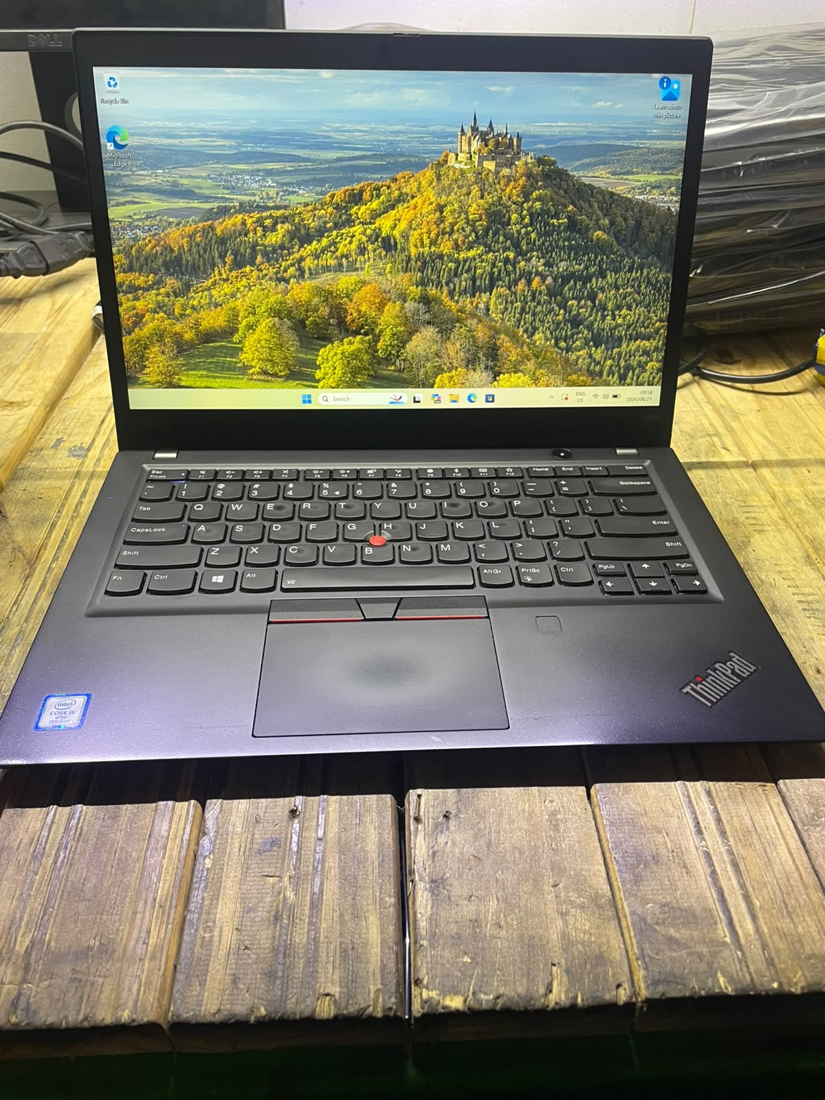 Lenovo ThinkPad T490s 14 Inch Laptop – i5 8365U – 16GB DDR4 – 256GB NVMe SSD – Win11Pro – Battery Health 79% (425 Cycles) – No Adapter – Used