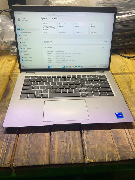 Dell Latitude 5420 14 Inch Laptop – i5 1145G7 – 8GB DDR4 – 512GB SSD – Win11Pro – Battery Health 44% – No Adapter – Used