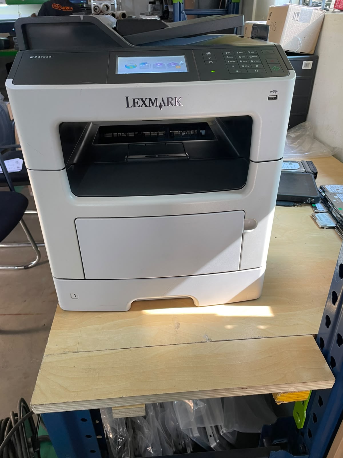 Lexmark MX410de Multifunction Mono Laser Printer – Used