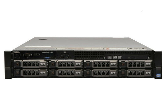 Dell PowerEdge R720 2U Rackmount Server – 8 LFF – 2 × Intel Xeon E5-2670 – 64GB DDR3 – No HDD – PERC H710 Mini – Broadcom BCM5720 – 2 × 750W – 2 × Caddies – 3 × Blanks – Used