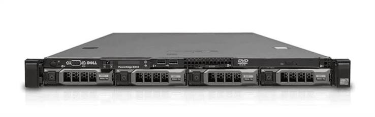 Dell PowerEdge R310 1U Rackmount Server – 4 LFF – Pentium G6950 – 2GB DDR3 – 1 x 500GB SATA HDD – No RAID – Broadcom BCM5716 – 2 x 400W – Used