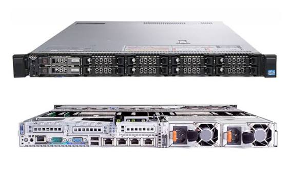 Dell PowerEdge R620 1U Rackmount Server – 10 SFF – 2 × Xeon E5-2660 – 16GB DDR3 – No HDD – No RAID – Intel I350 – 2 × 750W – Used