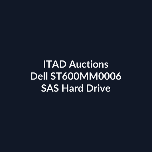 Dell ST600MM0006 2.5 Inch 600GB 10K RPM SAS 6Gb/s Hard Drive – Pre-Owned | ITAD Auctions