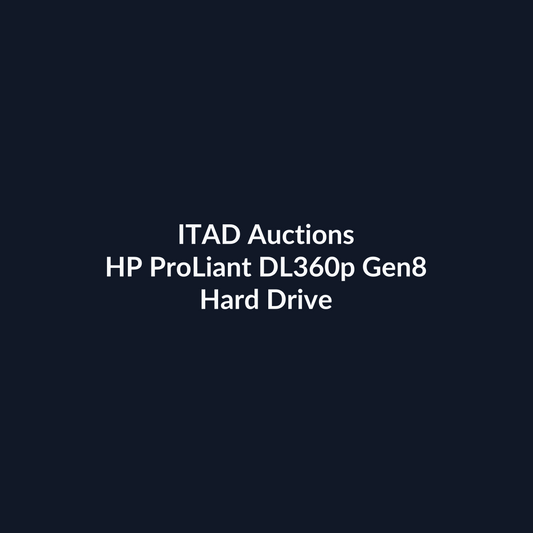 HP ProLiant DL360p Gen8 1U Rackmount Server – 8 SFF – 2 x Xeon E5-2609 – 64GB DDR3 – No HDD – No RAID – Broadcom BCM5719 – 2 x 460W – Refurb | ITAD Auctions