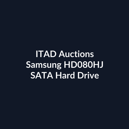 Samsung HD080HJ 3.5 Inch 80GB 7200 RPM SATA Hard Drive – Pre-Owned | ITAD Auctions