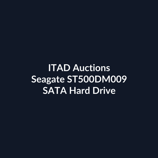 Seagate ST500DM009 3.5-Inch 500GB 7200RPM SATA 6Gb/s Hard Drive - Pre-Owned | ITAD Auctions