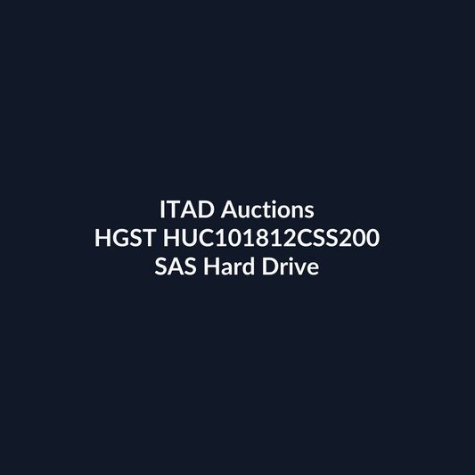 HGST HUC101812CSS200 2.5-Inch 1.2TB 10K RPM SAS 12Gb/s Hard Drive - Pre-Owned | ITAD Auctions