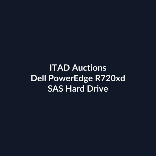 Dell PowerEdge R720xd 2U Rackmount Server – 12 x LFF – 2 x Intel Xeon E5-2650 v2 – 128GB DDR3 – 9 x 450GB SAS HDD – No RAID – Broadcom BCM57800 – 2 x 750W – Refurb | ITAD Auctions