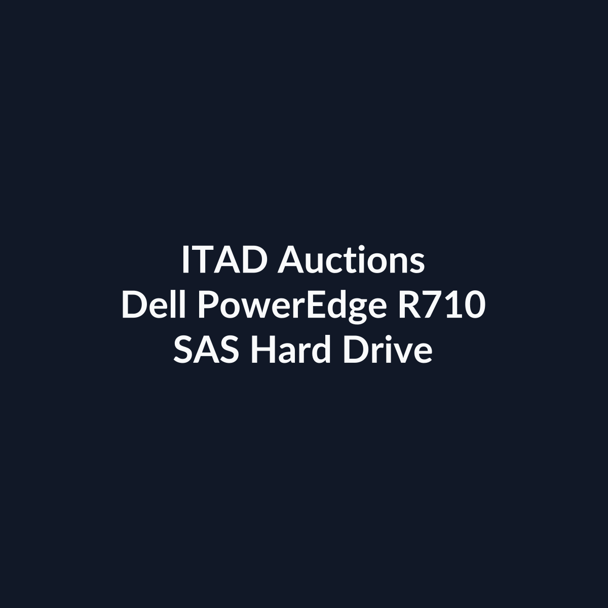 Dell PowerEdge R710 2U Rackmount Server – 8 SFF – 2 x Xeon L5520 – 24GB DDR3 – 2 x 145GB SAS HDD – PERC H700 Integrated – Broadcom BCM5709 – 2 x 870W – Refurb | ITAD Auctions