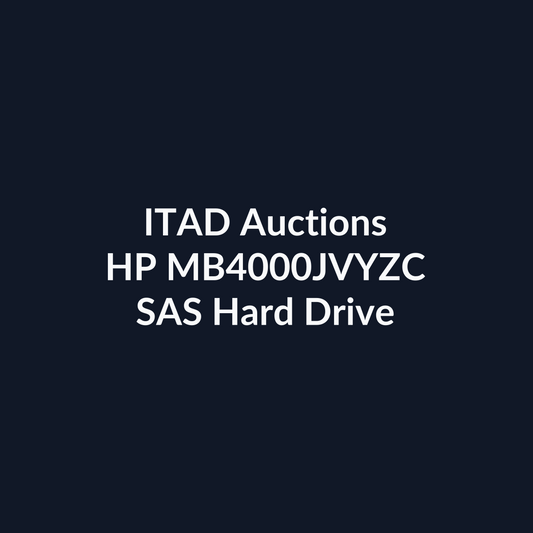 HP MB4000JVYZC 3.5 Inch 4TB 7.2K SAS Hard Drive - Pre-Owned | ITAD Auctions