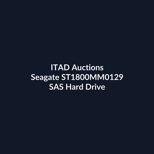 Seagate ST1800MM0129 1.8TB 2.5 Inch 12Gb/s SAS 10K RPM Enterprise Hard Drive – Pre-Owned | ITAD Auctions