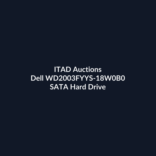 Dell WD2003FYYS-18W0B0 3.5 Inch 2TB 7.2K RPM SATA Hard Drive - Pre-Owned | ITAD Auctions