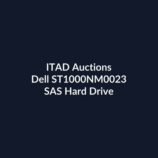 Dell ST1000NM0023 3.5 Inch 1TB 7.2K RPM 6Gbps SAS Hard Drive – Pre-Owned | ITAD Auctions