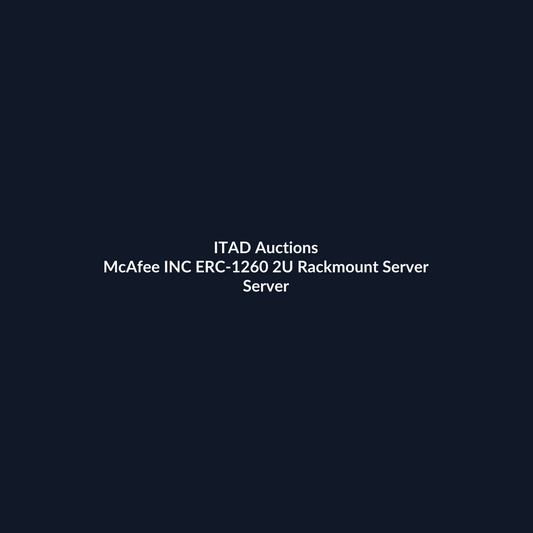 McAfee INC ERC-1260 2U Rackmount Server – 4 x LFF – Intel Xeon E3-1275 v3 – 16GB DDR3 – No HDD – No RAID – Intel 82580 – 1 x 350W – 4 x Blanks – Refurb | ITAD Auctions