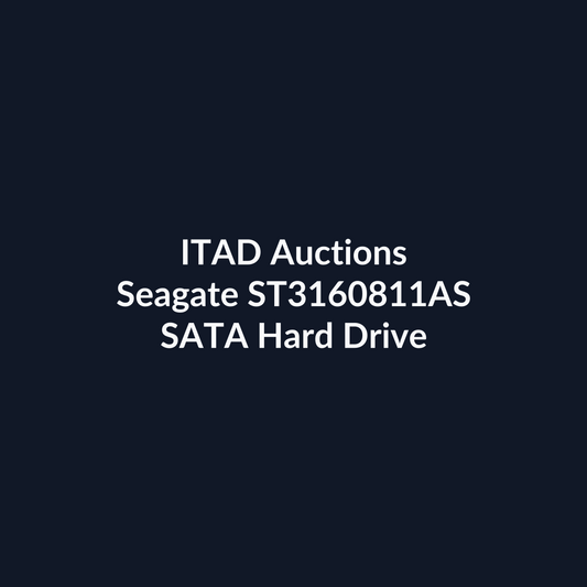 Seagate ST3160811AS 3.5-Inch 160GB 7200RPM SATA 3Gb/s Hard Drive - Pre-Owned | ITAD Auctions