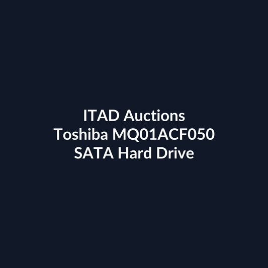 Toshiba MQ01ACF050 2.5 Inch 500GB 6Gb/s 7200RPM SATA Hard Drive – Pre-Owned | ITAD Auctions