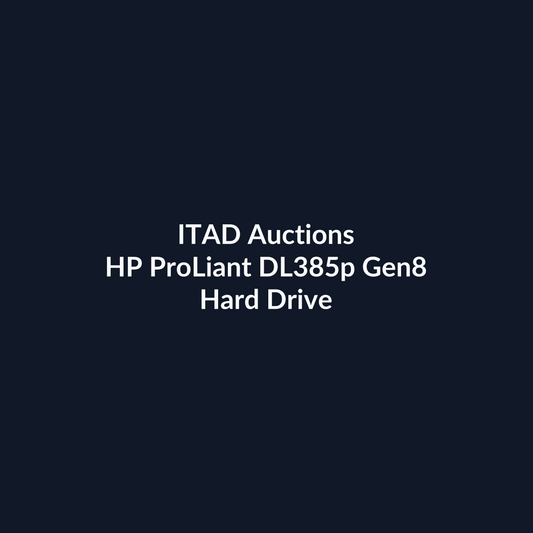 HP ProLiant DL385p Gen8 2U Rackmount Server – 8 SFF – AMD Opteron 6320 – 16GB DDR3 – No HDD – No RAID – Broadcom BCM5719 – 1 × 460W – Refurb | ITAD Auctions