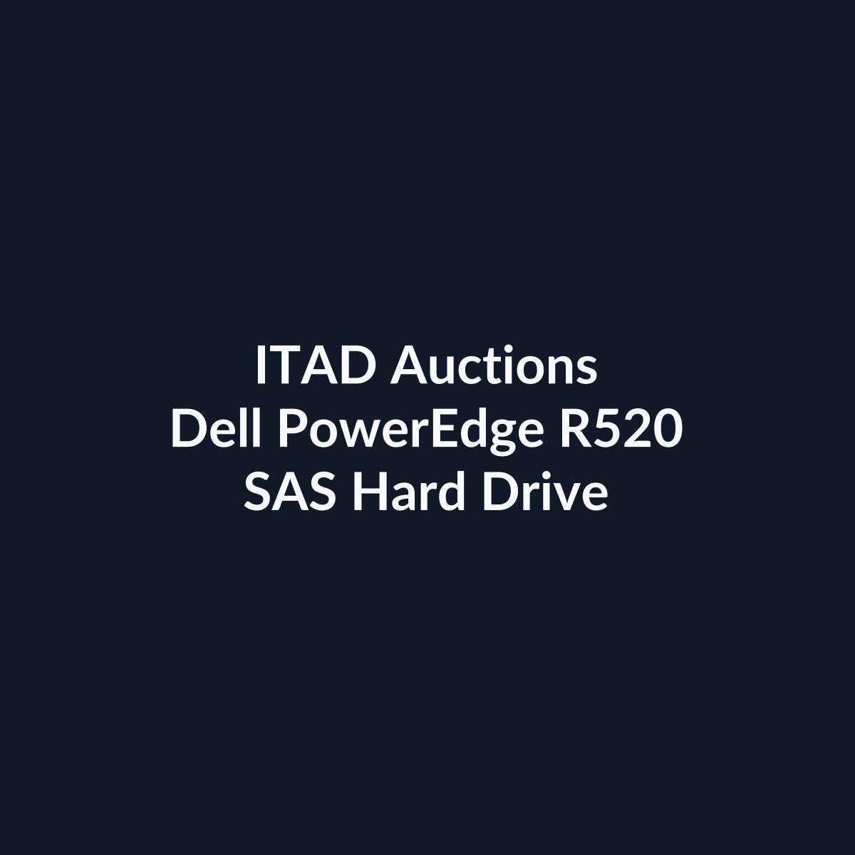 Dell PowerEdge R520 2U Rackmount Server – 8 x SFF – 2 x Intel Xeon E5-2407 – 64GB DDR3 – 1 x 300GB SAS HDD – No RAID – Intel C600 6-Port SATA – 2 x 750W – Refurb | ITAD Auctions