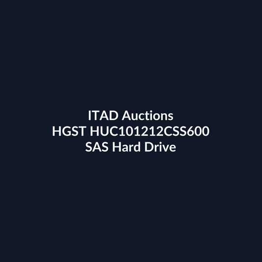 HGST HUC101212CSS600 2.5 Inch SFF 1.2TB 10K 6Gbps SAS Hard Drive for Servers – Pre-Owned | ITAD Auctions