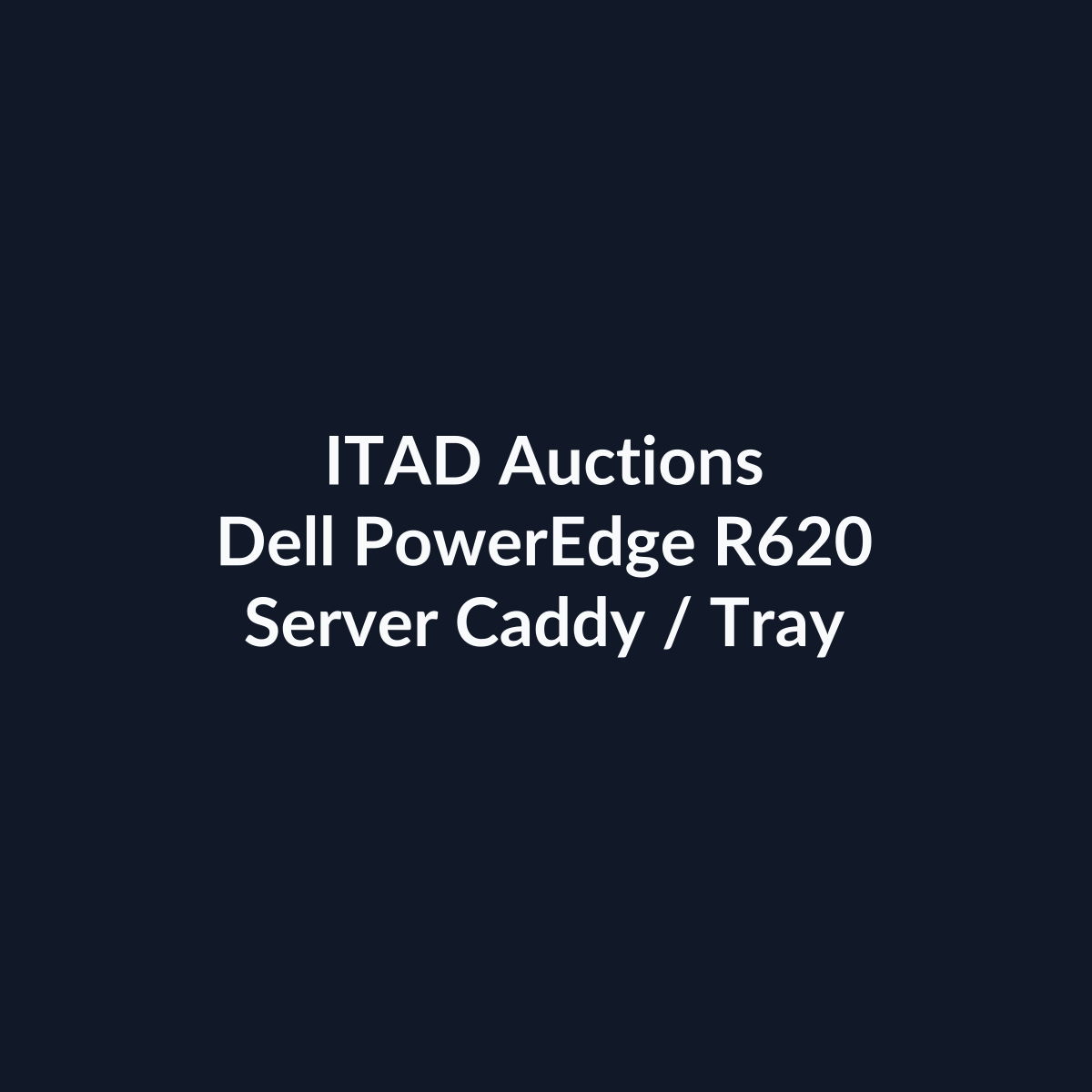 Dell PowerEdge R620 1U Rackmount Server – 10 SFF – 2 x Intel Xeon E5-2660 – 12GB DDR3 – No HDD – No RAID – Intel I350 – 2 x 750W – 6 x Blanks – Refurb | ITAD Auctions