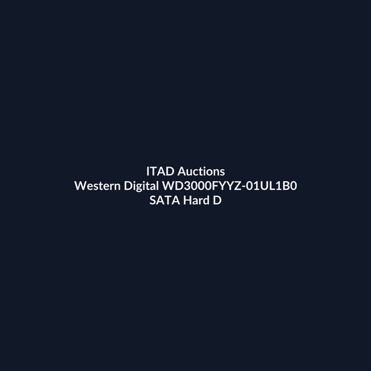 Western Digital WD3000FYYZ-01UL1B0 3.5 Inch 3TB 6Gb/s SATA 7.2K RPM Enterprise Hard Drive – Pre-Owned | ITAD Auctions