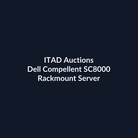 Dell Compellent SC8000 2U Rackmount Storage Array – 2 x Xeon E5-2640 – 64GB DDR3 – Dual 8GB Internal SD – Intel I350 + Intel C600 6 Port SATA – 2 x 750W – Refurb | ITAD Auctions