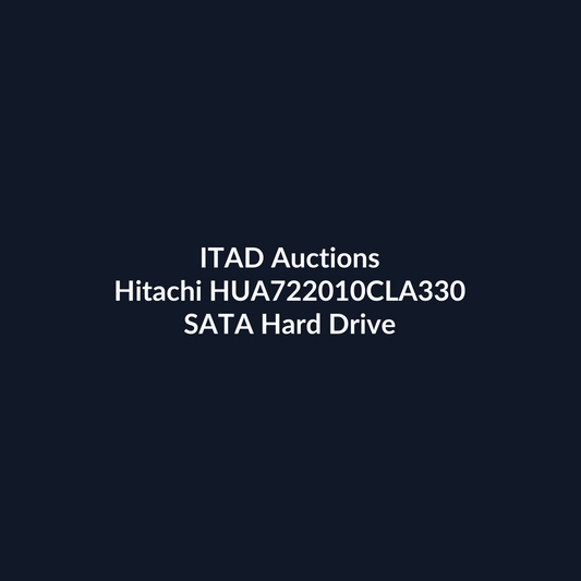Hitachi HUA722010CLA330 3.5 Inch 1TB 7.2K 6Gbps SATA Hard Drive – Pre-Owned | ITAD Auctions