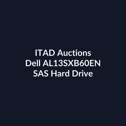 Dell AL13SXB60EN 2.5 Inch 600GB 15K RPM SAS Hard Drive – Pre-Owned | ITAD Auctions