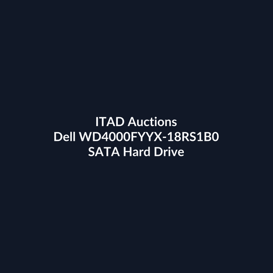 Dell WD4000FYYX-18RS1B0 3.5 Inch 4TB 6Gb/s SATA 7.2K RPM Enterprise Hard Drive – Pre-Owned | ITAD Auctions
