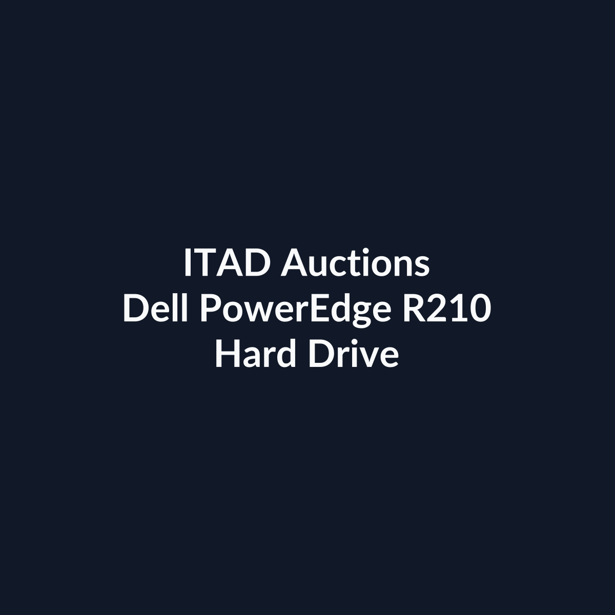Dell PowerEdge R210 II 1U Rackmount Server – 2 x LFF – Intel Xeon E3-1220 – 16GB DDR3 – No HDD – No RAID – Broadcom BCM5716 – 1 x 250W – Refurb | ITAD Auctions
