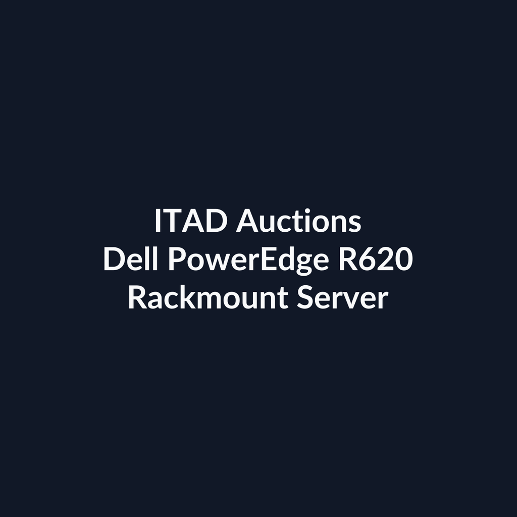 Dell PowerEdge R620 1U Rackmount Server – 10 SFF – 2 x Xeon E5-2660 – 8GB DDR3 – 2 x 300GB SAS – No RAID – Intel I350 – 2 x 750W – 6 x Blanks – Refurb | ITAD Auctions