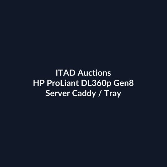 HP ProLiant DL360p Gen8 1U Rackmount Server – 8 SFF – 2 x Intel Xeon E5-2609 – 16GB DDR3 – No HDD – No RAID – Intel C600 4 Port SATA – 2 x 460W – 4 x Blanks – Refurb | ITAD Auctions
