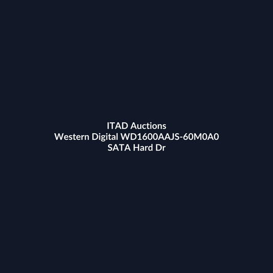 Western Digital WD1600AAJS-60M0A0 3.5 Inch 160GB 7200RPM SATA 3Gb/s Hard Drive - Pre-Owned | ITAD Auctions