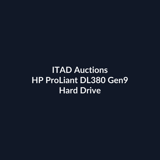 HP ProLiant DL380 Gen9 2U Rackmount Server – 8 SFF – 2 × Xeon E5-2650 v3 – 128GB DDR4 – No HDD – No RAID – Broadcom BCM57810 – 2 × 800W – Refurb | ITAD Auctions