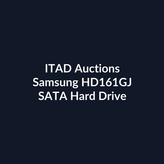 Samsung HD161GJ 3.5 Inch 160GB 7200 RPM 8MB Cache SATA 3Gb/s SpinPoint F1 Hard Drive – Pre-Owned | ITAD Auctions