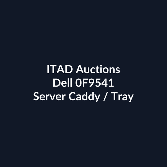 Dell 0F9541 3.5 Inch SAS/SATA Hot Swap Hard Drive Tray Caddy – Pre-Owned | ITAD Auctions