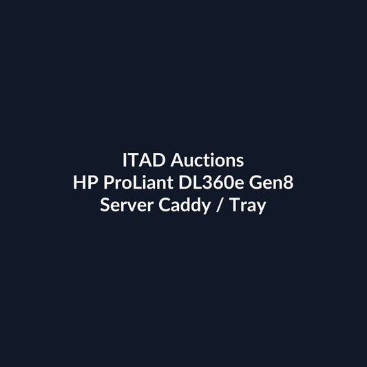 HP ProLiant DL360e Gen8 1U Rackmount Server – 4 x LFF – Xeon E5-2407 – 64GB DDR3 – No HDD – No RAID – Intel I350 – 3 x Blanks – Refurb | ITAD Auctions