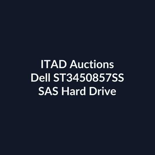 Dell ST3450857SS 3.5-Inch 450GB 15K RPM SAS 6Gb/s Hard Drive - Pre-Owned | ITAD Auctions