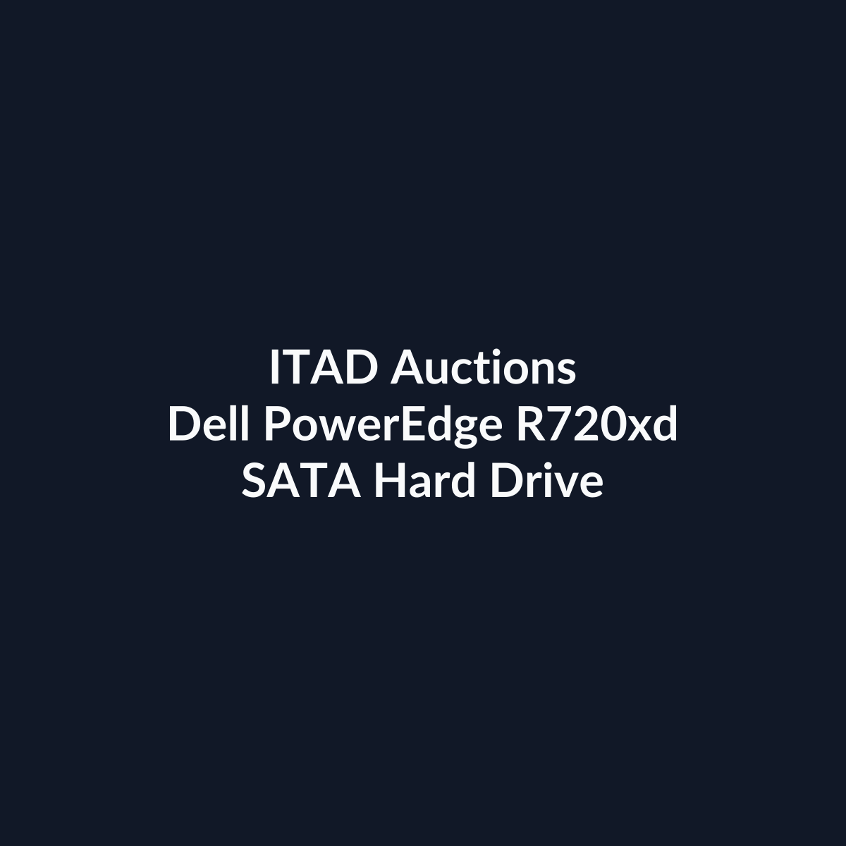 Dell PowerEdge R720xd 2U Rackmount Server – 12 LFF – 2 x Xeon E5-2620 – 64GB DDR3 – 12 x 4TB SATA HDD – No RAID – Broadcom BCM5720 – 2 x 750W – Refurb | ITAD Auctions