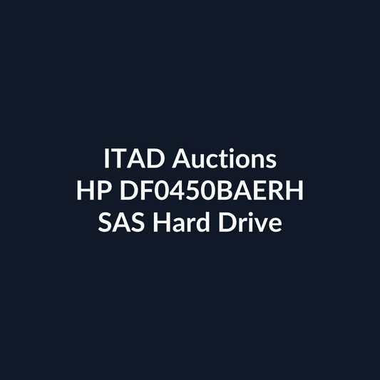 HP DF0450BAERH 3.5 Inch 450GB 3Gb/s SAS 15K RPM Enterprise Hard Drive – Pre-Owned | ITAD Auctions