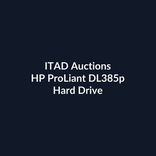 HP ProLiant DL385p 2U Rackmount Server – 8 SFF – AMD Opteron 6274 – 32GB DDR3 – No HDD – No RAID – Intel I350 – 2 x 460W – Refurb | ITAD Auctions