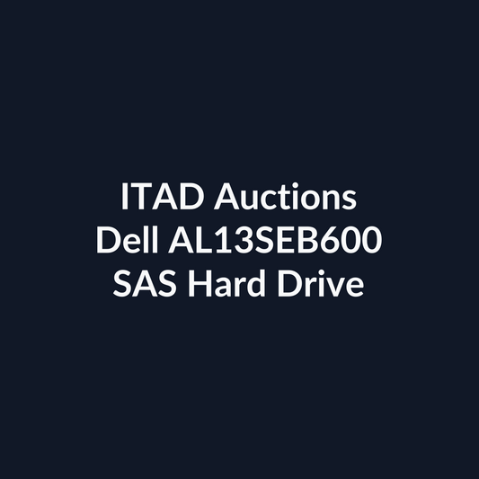 Dell AL13SEB600 2.5 Inch 600GB 6Gb/s 10K RPM SAS Enterprise Hard Drive – Pre-Owned | ITAD Auctions