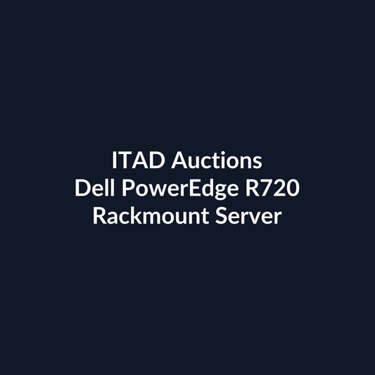Dell PowerEdge R720 2U Rackmount Server – 8 SFF – 2 x Xeon E5-2660 v2 – 64GB DDR3 – 2 x 300GB SAS – No RAID – Broadcom BCM5720 – 1 x 750W – Refurb | ITAD Auctions