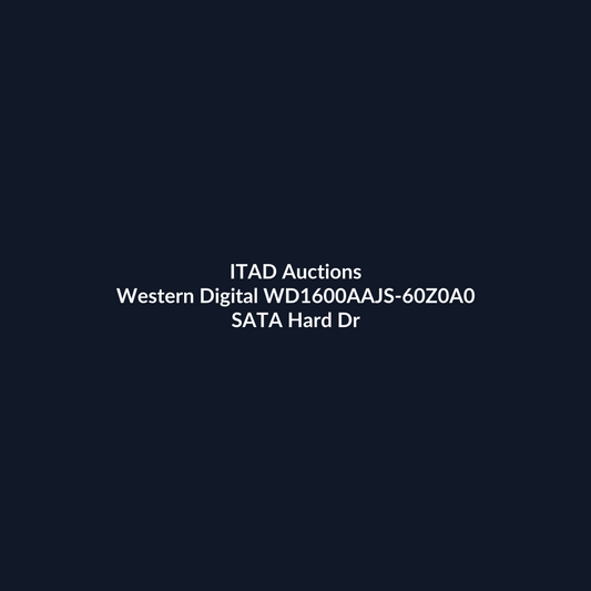 Western Digital WD1600AAJS-60Z0A0 3.5 Inch 160GB 7200 RPM SATA 3Gb/s Hard Drive – Pre-Owned | ITAD Auctions