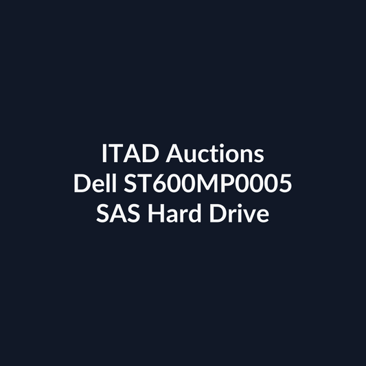 Dell ST600MP0005 2.5-Inch 600GB 15K RPM SAS 12Gb/s Hard Drive - Pre-Owned | ITAD Auctions